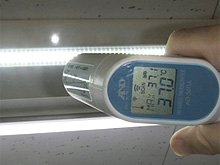 LED蛍光灯の温度